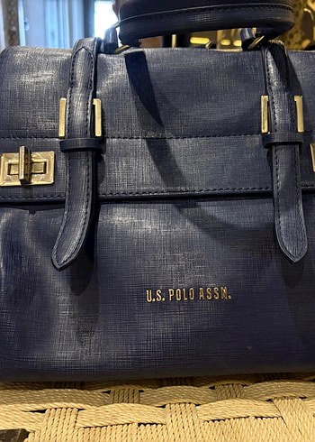 Mavi Deri Kadın Çanta - U.S. Polo Assn. - Görsel 7