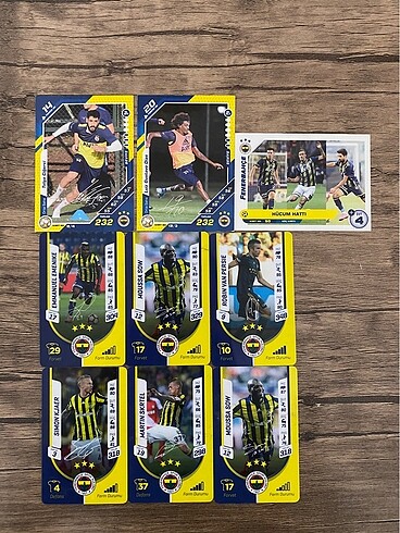 Fenerbahçe imzalı taraftar kartları