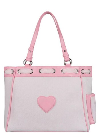 Juicy Couture Dantel Detaylı Pembe Nakışlı Kadın Çanta