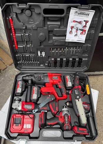 Kimmer Plus 5 li Set Şarjlı Matkap Seti