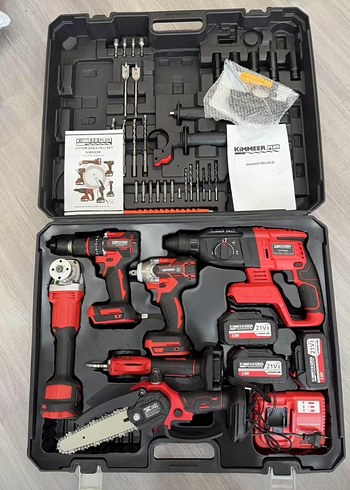 KİMMER PLUS 6LI KIRMZI JARZLI SET