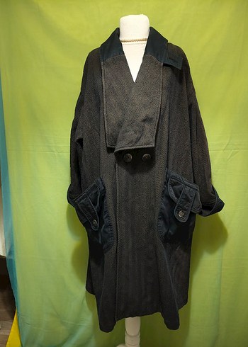 Uzun oversize vintage Kaban - Görsel 7