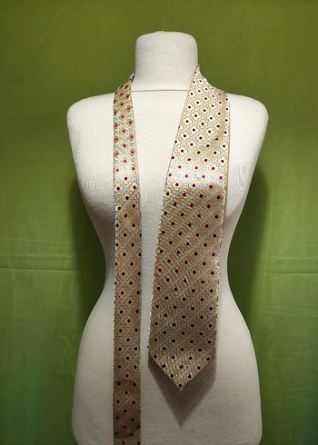 Vintage Çok Renkli Unisex Kravat - Görsel 2