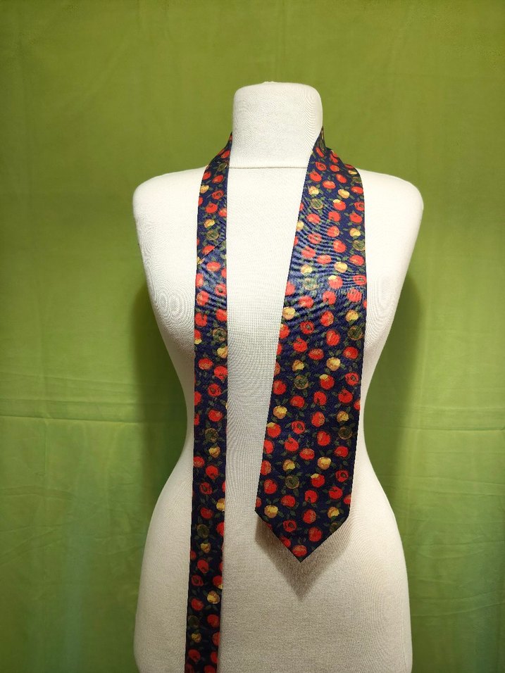 Çok Renkli Bohem Unisex Kravat - Görsel 2