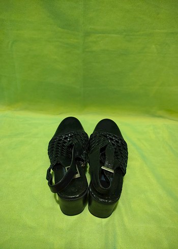 Klasik Siyah kadın Sandalet - Görsel 2