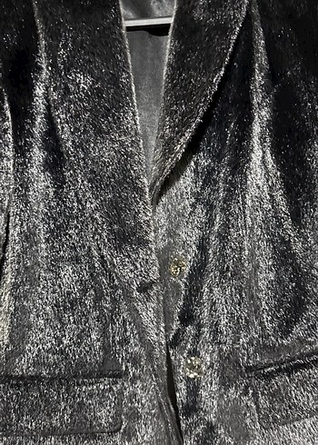 Kürklü Siyah Kadın Süet Ceket - Görsel 5