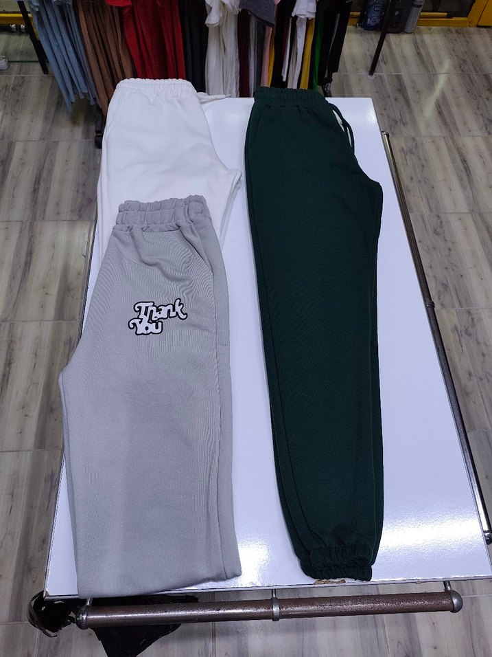 Kadın Gri Baskılı Rahat Kesim Eşofman - Görsel 4