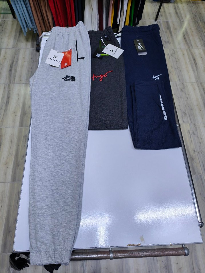 Erkek Spor Eşofman Altı Velcro Detaylı - Görsel 3