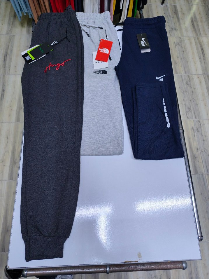 Erkek Spor Eşofman Altı Velcro Detaylı - Görsel 2