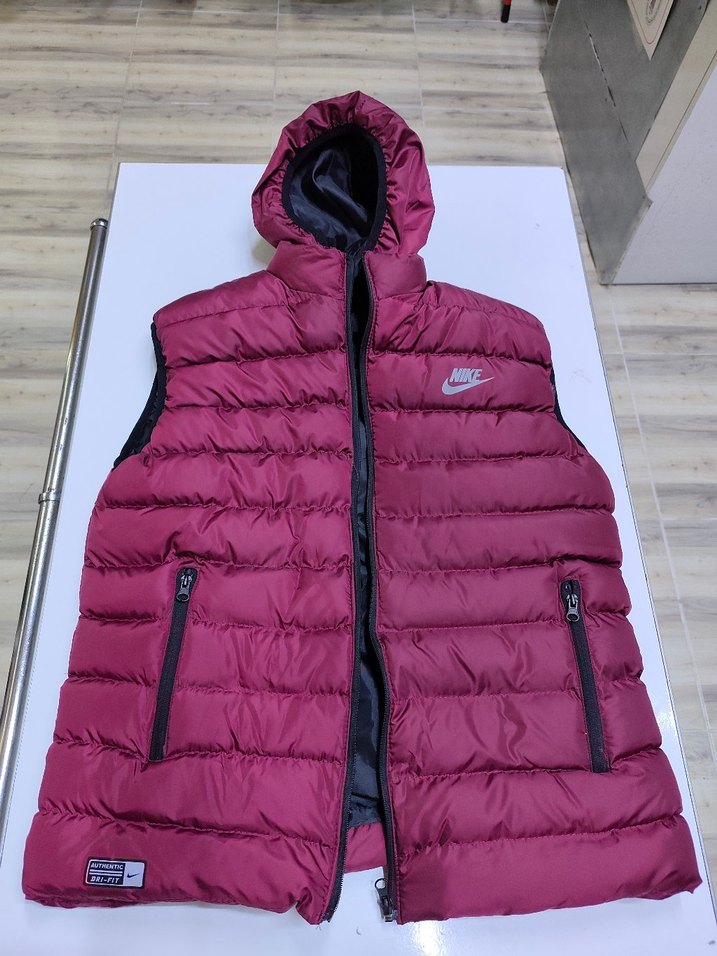 Bordo Fermuarlı Erkek Şişme Yelek - Görsel 3