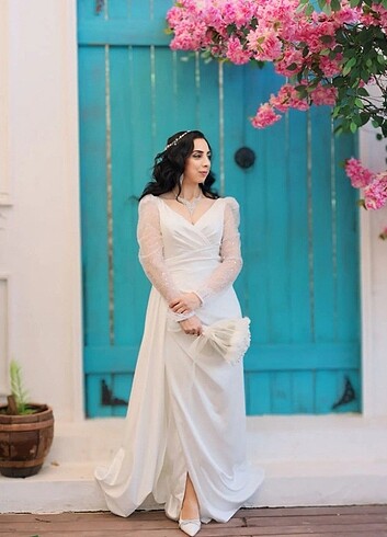 nikah elbisesi beyaz abiye