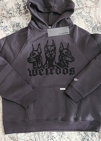 kapşonlu içi polarlı sweat