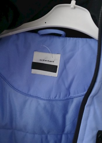 Mavi Kapüşonlu Fermuarlı Erkek Mont kayak mont - Görsel 7