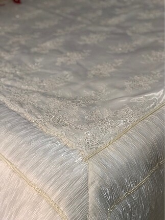 Güpürlü yatak örtüsü takımı - Görsel 2