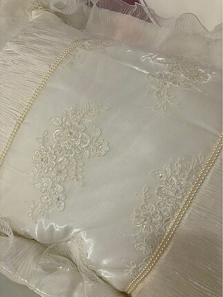 Güpürlü yatak örtüsü takımı - Görsel 4