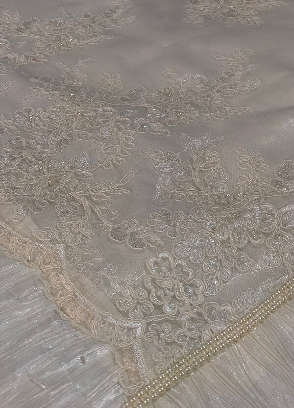 Güpürlü yatak örtüsü takımı - Görsel 3