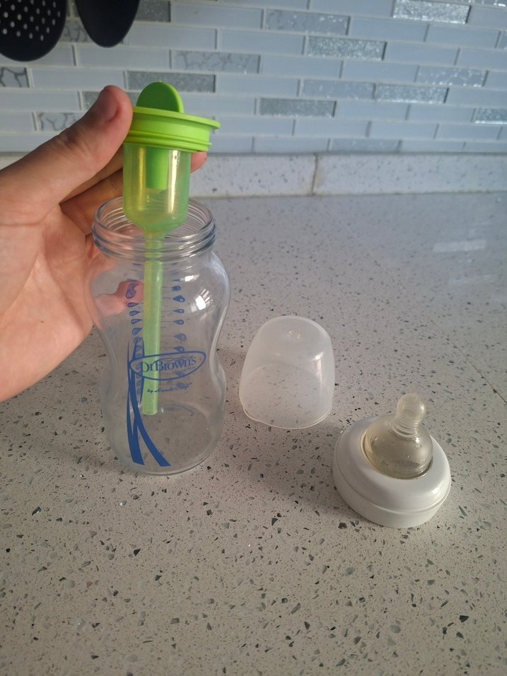 Dr. Brown's Beyaz Bebek Biberonu - Görsel 3