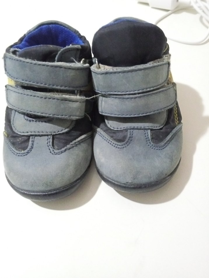 Erkek Bebek Gri İlk Adım Ayakkabısı - Görsel 2