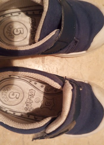 Mavi Erkek Bebek İlk Adım Ayakkabısı - Görsel 3