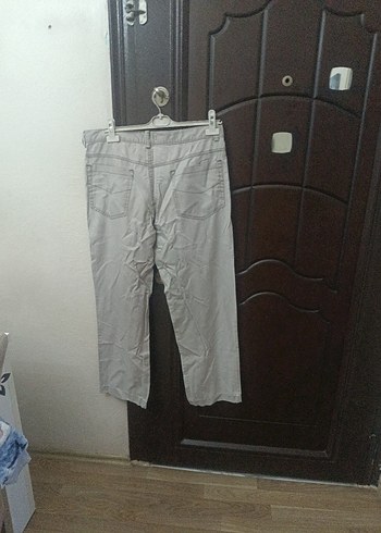 Gri Regular Fit Kot Pantolon - Görsel 2