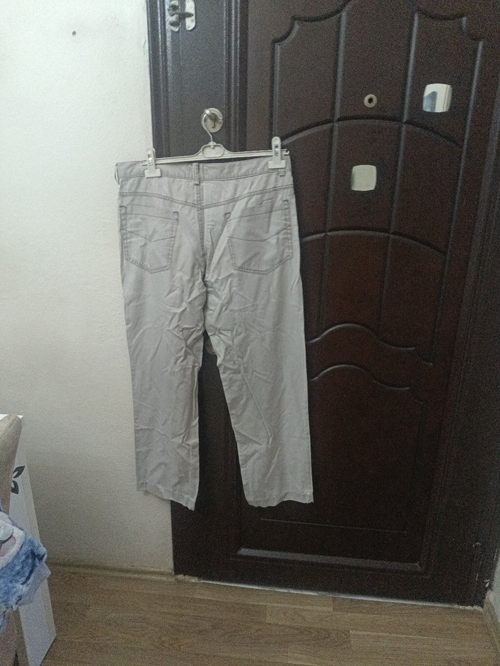 Gri Regular Fit Kot Pantolon - Görsel 2