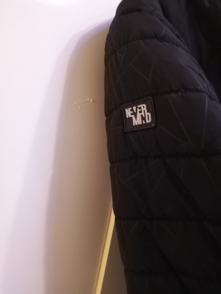 Düğmeli Siyah Kadın Kışlık Mont - Görsel 4