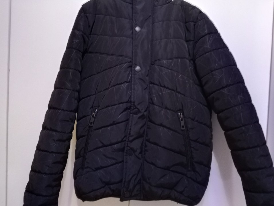 Düğmeli Siyah Kadın Kışlık Mont - Görsel 2