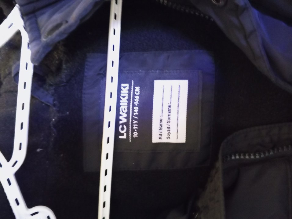 Düğmeli Siyah Kadın Kışlık Mont - Görsel 5