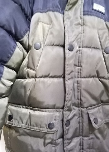 Erkek Çocuk Kapüşonlu Kamuflaj Mont - Görsel 2