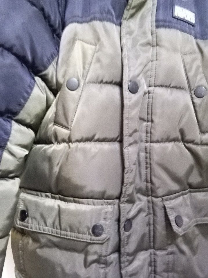 Erkek Çocuk Kapüşonlu Kamuflaj Mont - Görsel 2