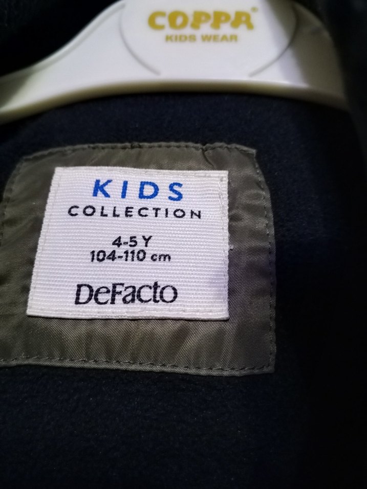 Erkek Çocuk Kapüşonlu Kamuflaj Mont - Görsel 3