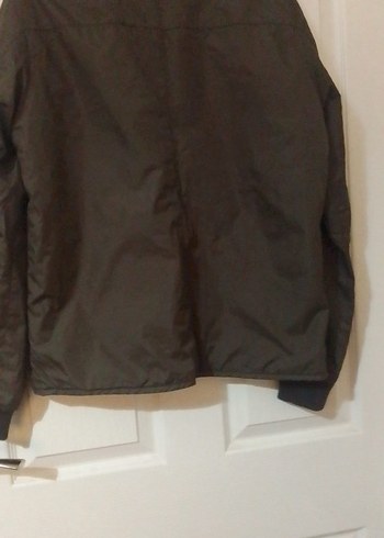 Kahverengi Deri Erkek Kemerli Ceket - Görsel 2