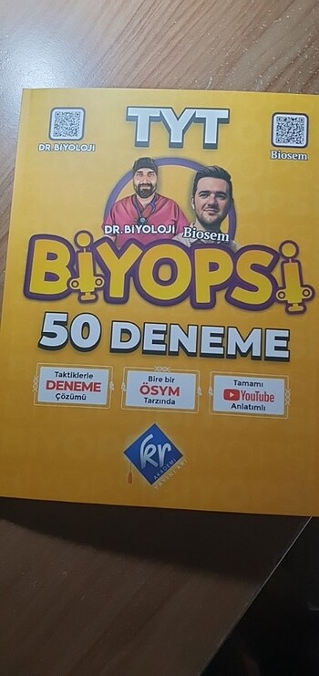 KR Akademi Yayınları,Biyopsi 50'li TYT Biyoloji Denemeleri