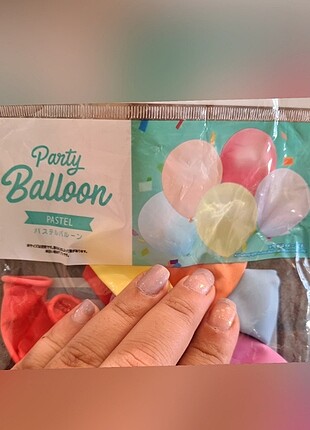  Beden Parti balonu pastel renk