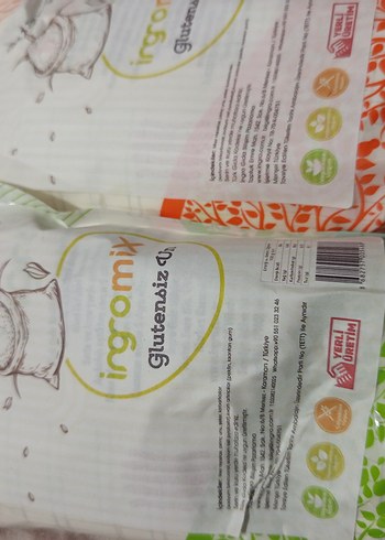 diğer Beden beyaz Renk glutensiz un