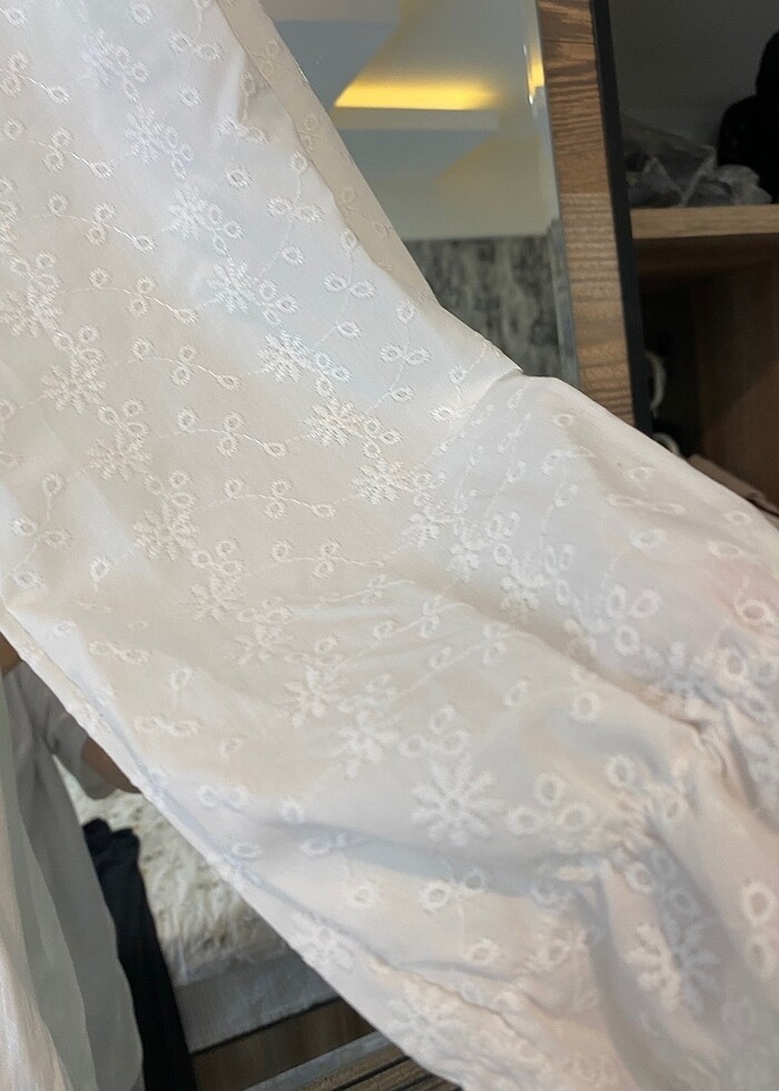 Beyaz tunik - Görsel 3