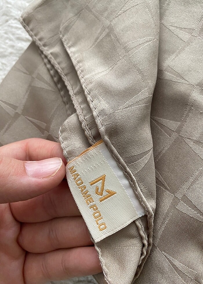 Bej kahve şal - Görsel 2