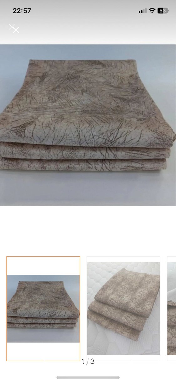 Haki ve vizon renk Koltuk Örtüsü - Görsel 2