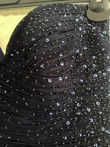 Lacivert gece elbisesi 38 beden - Görsel 7