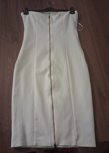 Starplez beyaz elbise 40 beden - Görsel 5