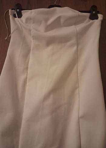 Starplez beyaz elbise 40 beden - Görsel 3