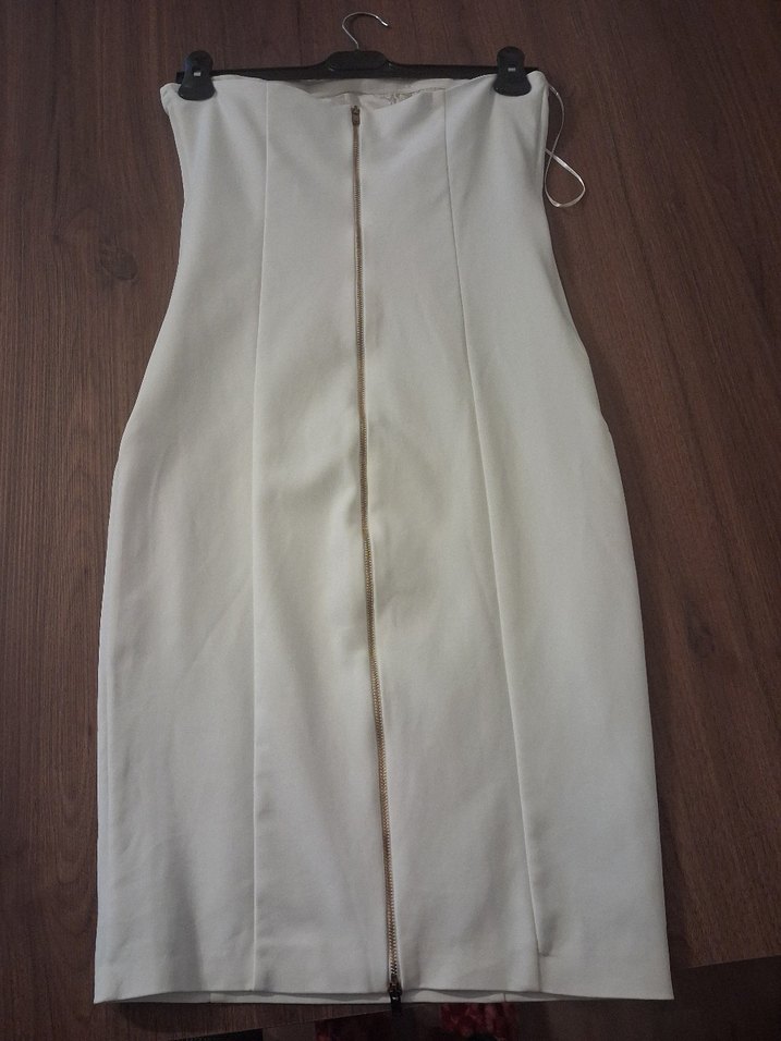 Starplez beyaz elbise 40 beden - Görsel 5