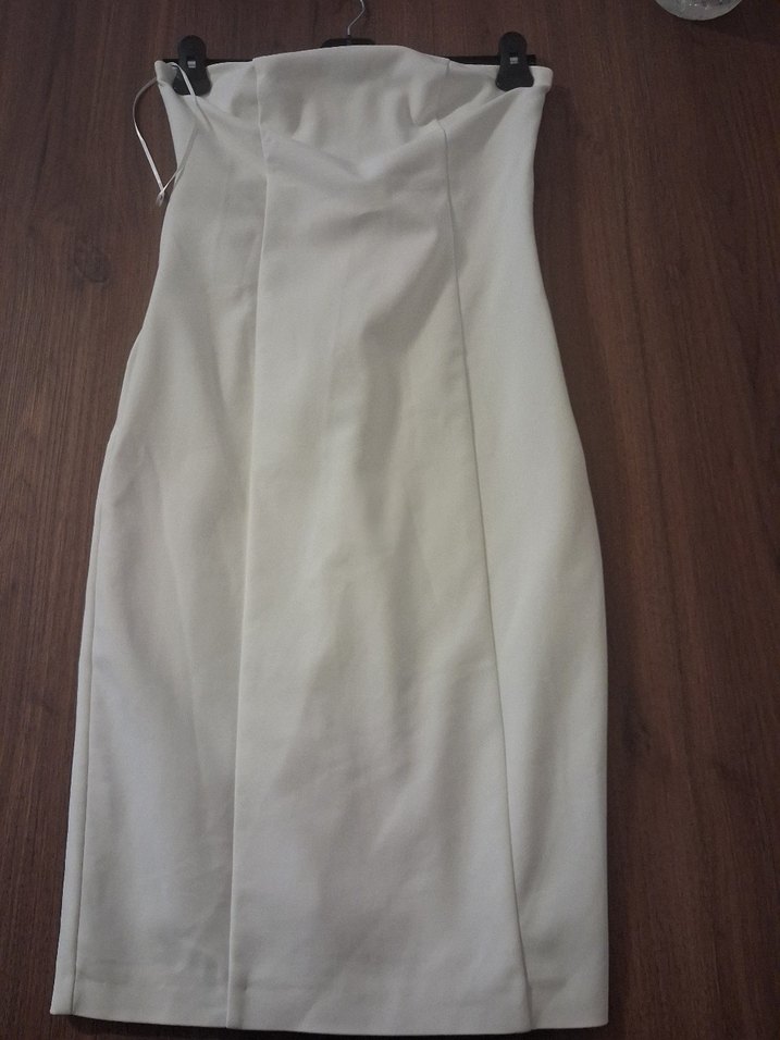Starplez beyaz elbise 40 beden - Görsel 4