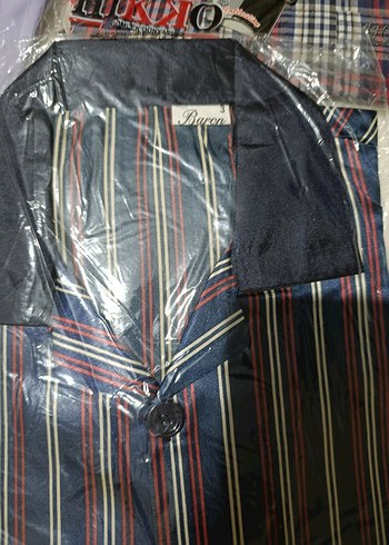 Çok Renkli Uzun Kollu Erkek Pijama Takımı - Görsel 6