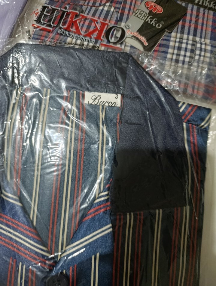 Çok Renkli Uzun Kollu Erkek Pijama Takımı - Görsel 5