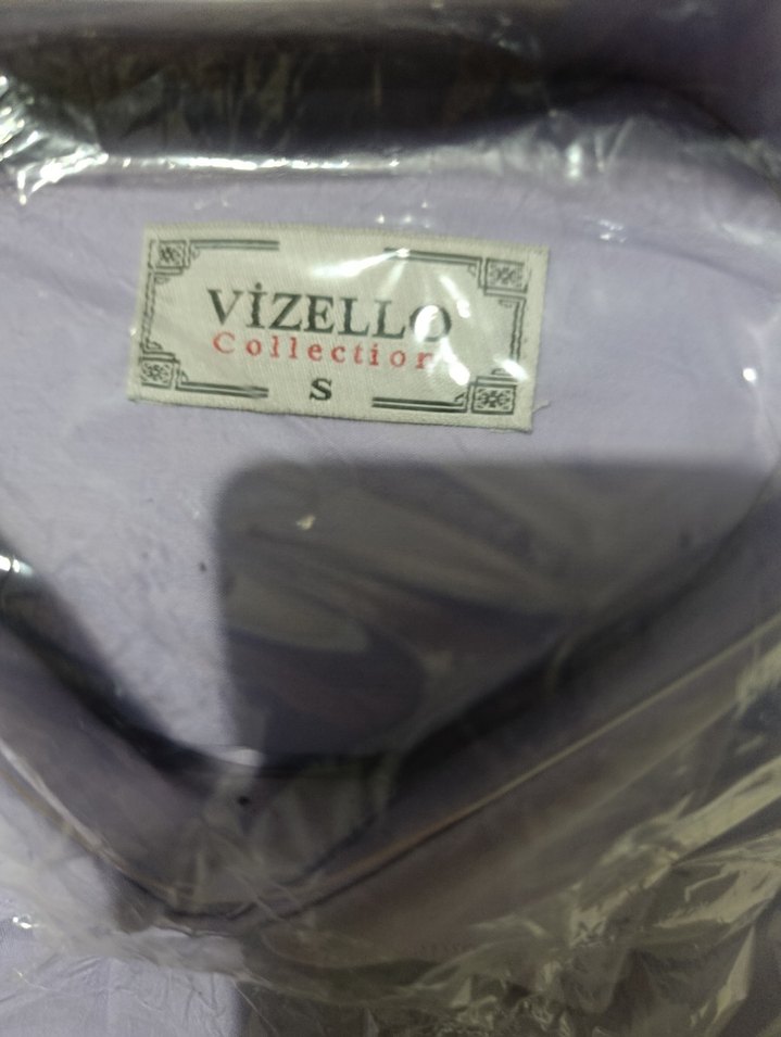 Mor Regular Fit Kısa Kollu Erkek Gömlek - Görsel 2