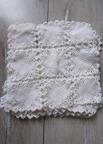 Vintage El Yapımı Dantel Örtü - Görsel 6