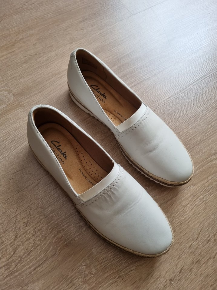 Clarks Beyaz Dolgu Topuk Kadın Espadril - Görsel 2