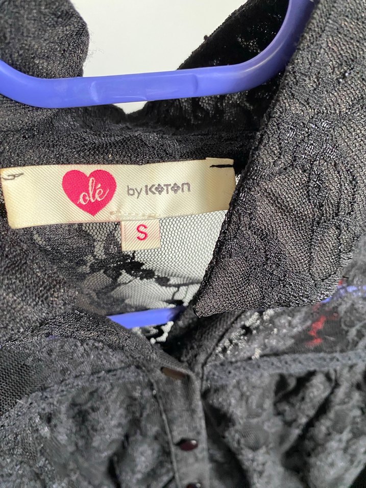 Dantel Detaylı Siyah Uzun Gotik Elbise - Görsel 3