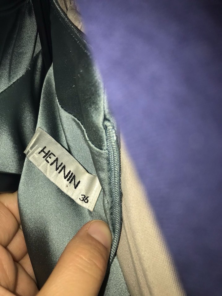 Gri Drapeli Uzun Abiye Elbise - Görsel 4